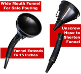 Oil Change Kit - Includes Oil Drain Pan, Longneck Funnel And Towels