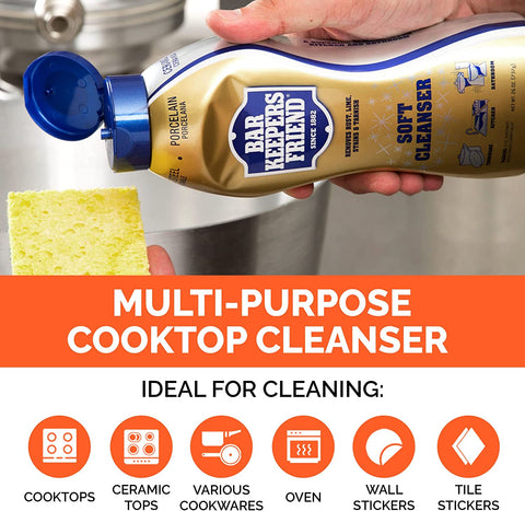 Bar Keepers Friend Multi Surface Household Cleaner & Stain Remover