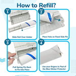 Foxtrot Lint Roller Refill - 3 Pack
