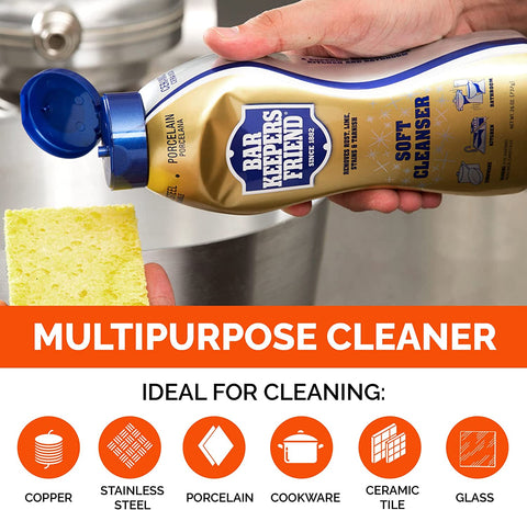 Bar Keepers Friend Cooktop Cleaner - 13 oz. Bottle